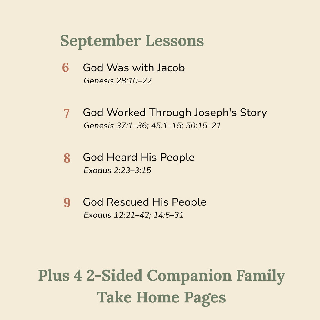 Gather & Grow: September Children's Church Lessons