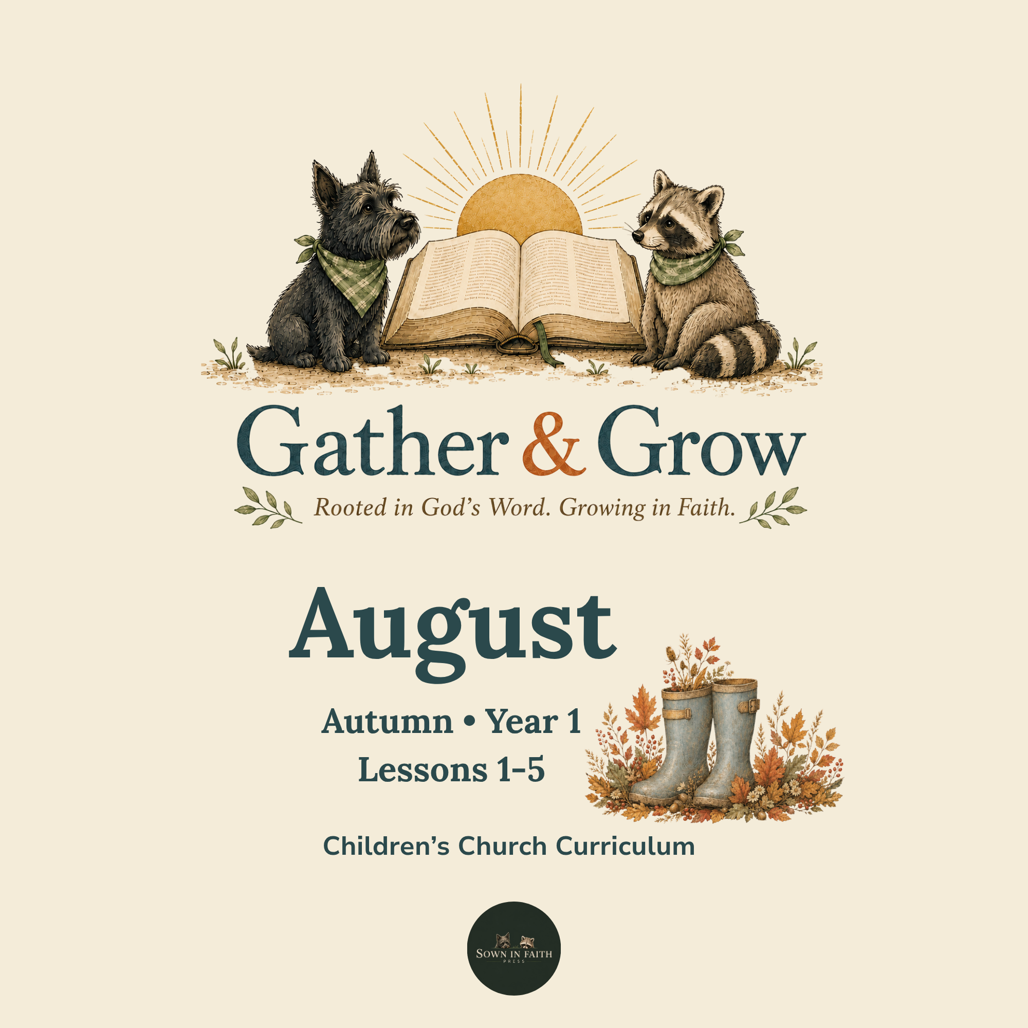 Gather & Grow: August Children's Church Lessons