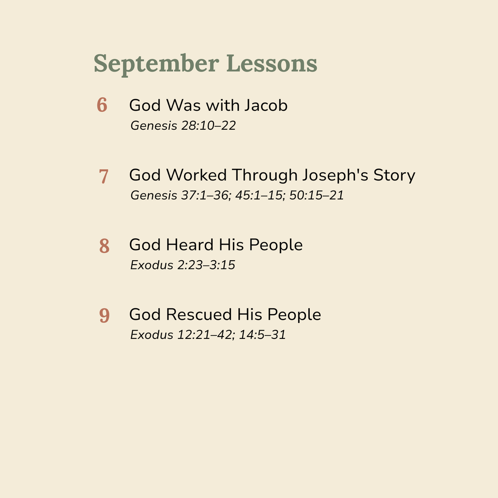 Gather & Grow: September Children's Church Lessons